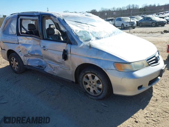 2004 Honda Odyssey EX-L with VIN 5FNRL18924B107971, listed as a IAAI auction lot 41699067 with Not Provided miles and . Bid and sale history available at DreamBid. Image 1.