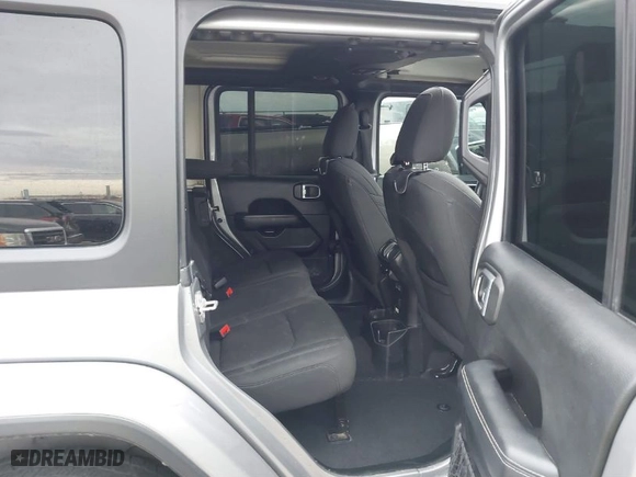 2020 Jeep Wrangler Unlimited North Edition with VIN 1C4HJXEN4LW256740, listed as a IAAI auction lot 41347797 with 84,811 mi miles. Bid and sale history available at carsss.com. Image 8.