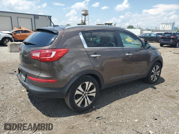 2013 Kia Sportage EX с VIN KNDPCCA27D7531426, выставлен на аукционе Copart как лот 62378835 с пробегом Не указан миль и Списание • Salvage title. История ставок и продаж доступна на DreamBid. Изображение 3.
