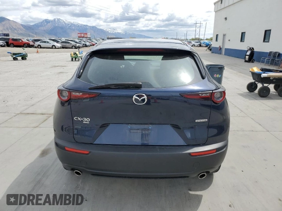 2023 Mazda CX-30 S with VIN 3MVDMBAM4PM586047, listed as a Copart auction lot 54993645 with Not provided miles and Salvage title. Bid and sale history available at DreamBid. Image 6.