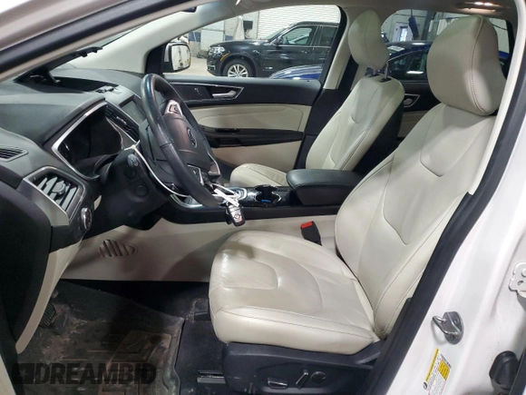 2017 Ford Edge Titanium with VIN 2FMPK4K84HBB56745, listed as a Copart auction lot 53343225 with 76,246 mi miles and Salvage Title. Bid and sale history available at carsss.com. Image 7.