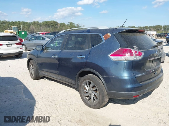 2014 Nissan Rogue SV with VIN 5N1AT2MT4EC778685, listed as a IAAI auction lot 41897568 with 135,922 mi miles and . Bid and sale history available at carsss.com. Image 3.