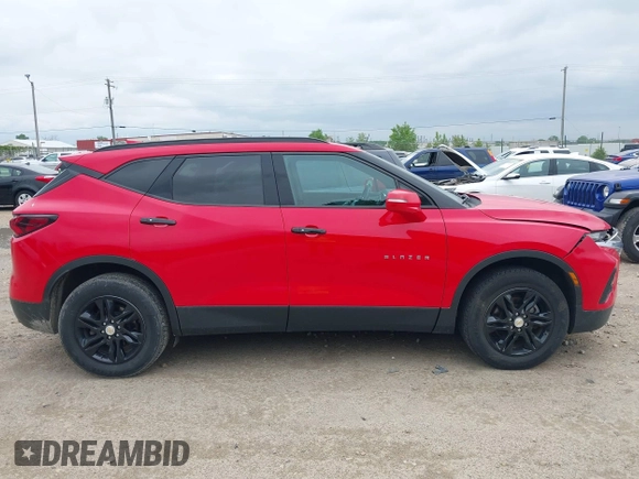 2020 Chevrolet Blazer LT with VIN 3GNKBCR45LS662204, listed as a IAAI auction lot 42458323 with 83,502 mi miles and . Bid and sale history available at DreamBid. Image 14.