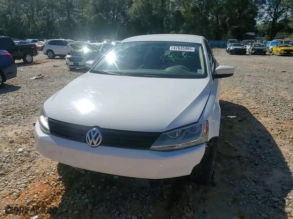 2011 Volkswagen Jetta Sedan SE w/Convenience with VIN 3VWDX7AJ6BM133386, listed as a Copart auction lot 47635985 with 178,515 mi miles and Salvage Title. Bid and sale history available at carsss.com. Image 11.