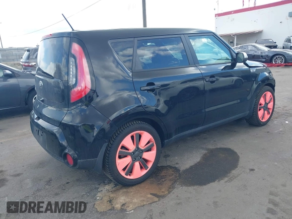 2015 Kia Soul + with VIN KNDJX3A59F7224797, listed as a IAAI auction lot 41967568 with 113,625 mi miles and . Bid and sale history available at DreamBid. Image 4.
