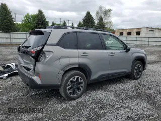 2025 Subaru Forester Premium with VIN JF2SLDBCXSH424743, listed as a Copart auction lot 56463185 with 12,520 mi miles and Salvage title. Bid and sale history available at DreamBid. Image 3.