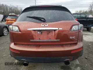 2006 Infiniti FX with VIN JNRBS08WX6X400546, listed as a Copart auction lot 49490105 with Not Provided miles and Non Repairable. Bid and sale history available at carsss.com. Image 6.