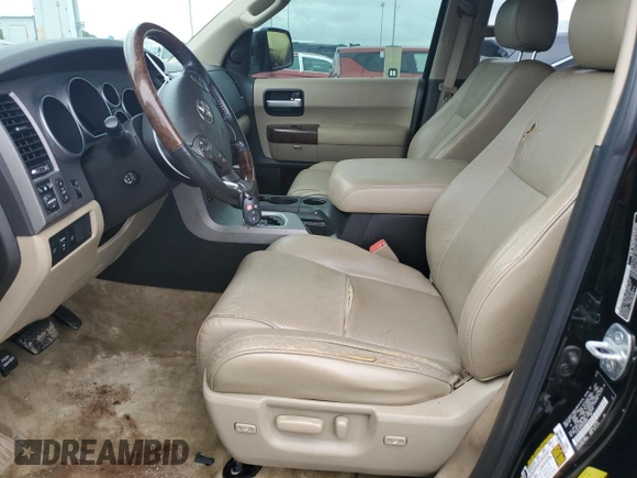 2010 Toyota Sequoia Platinum with VIN 5TDYY5G15AS026860, listed as a Copart auction lot 75081684 with 173,455 mi miles and Non Repairable. Bid and sale history available at carsss.com. Image 7.