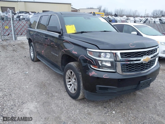 2016 Chevrolet Suburban LT with VIN 1GNSKHKCXGR478707, listed as a IAAI auction lot 41183747 with 157,893 mi miles. Bid and sale history available at carsss.com. Image 1.
