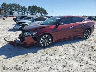 2016 Nissan Maxima 3.5 SV with VIN 1N4AA6AP8GC400127, listed as a Copart auction lot 48931125 with NaN miles and Salvage Title. Bid and sale history available at carsss.com. Image 1.