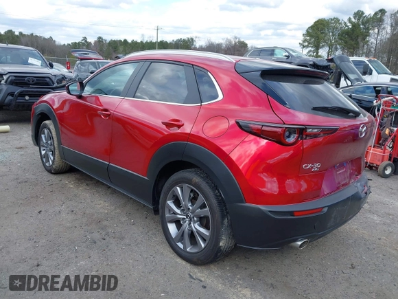 2024 Mazda CX-30 S Carbon Edition with VIN 3MVDMBCM6RM627083, listed as a IAAI auction lot 41715241 with 23,855 mi miles and . Bid and sale history available at DreamBid. Image 3.