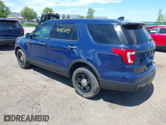 2017 Ford Police Interceptor Utility with VIN 1FM5K8AT1HGC07504, listed as a IAAI auction lot 42283893 with 137,956 mi miles and . Bid and sale history available at DreamBid. Image 3.