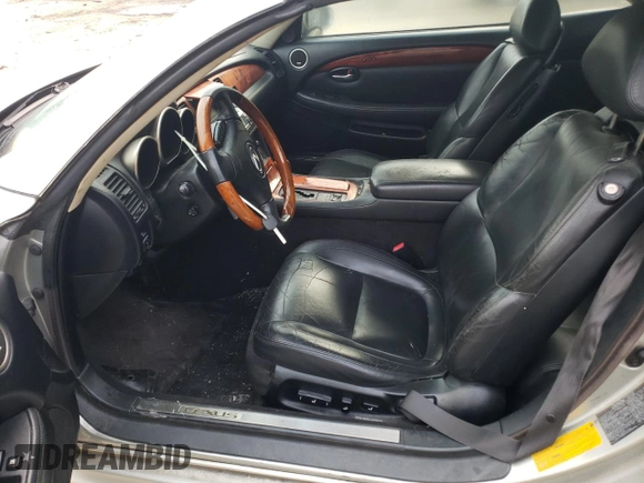 2002 Lexus SC 430 z VIN JTHFN48Y620032272, wystawiony jako Copart lot #69202284 z przebiegiem Nie podano mil oraz Tytuł czysty. Historia ofert i sprzedaży dostępna na DreamBid. Obrazek 7.