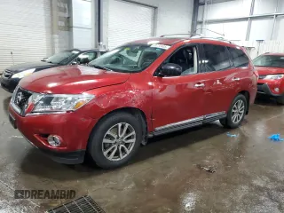 2013 Nissan Pathfinder SL with VIN 5N1AR2MM5DC683266, listed as a Copart auction lot 60233405 with 161,606 mi miles and Salvage title. Bid and sale history available at DreamBid. Image 1.
