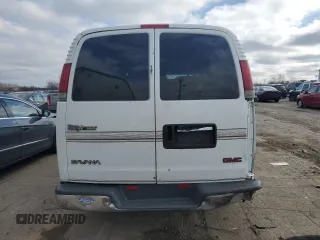 2000 GMC Savana with VIN 1GDFG15R9Y1177683, listed as a Copart auction lot 43761105 with 134,067 mi miles and Salvage Title. Bid and sale history available at carsss.com. Image 6.
