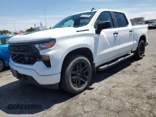 2022 Chevrolet Silverado 1500 Custom with VIN 1GCPABEK3NZ535764, listed as a Copart auction lot 53721735 with Not Provided miles and Salvage Title. Bid and sale history available at DreamBid. Image 1.