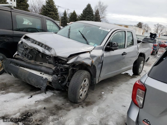 2014 Toyota Tundra 4WD Truck SR with VIN 5TFUM5F14EX056007, listed as a Copart auction lot 46666435 with 0 mi miles and Salvage Title. Bid and sale history available at carsss.com. Image 1.