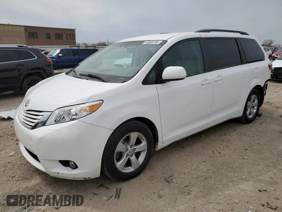 2017 Toyota Sienna LE Auto Access Seat with VIN 5TDKZ3DC1HS889159, listed as a Copart auction lot 50069705 with 142,212 mi miles and Salvage Title. Bid and sale history available at DreamBid. Image 1.