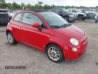 2012 FIAT 500 Pop with VIN 3C3CFFDR3CT213141, listed as a IAAI auction lot 42511569 with 185,323 mi miles and . Bid and sale history available at DreamBid. Image 1.