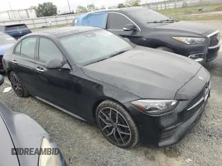 2023 Mercedes-Benz C 300 with VIN W1KAF4GB9PR137368, listed as a Copart auction lot 49847045 with 18,452 mi miles and Salvage Title. Bid and sale history available at carsss.com. Image 4.