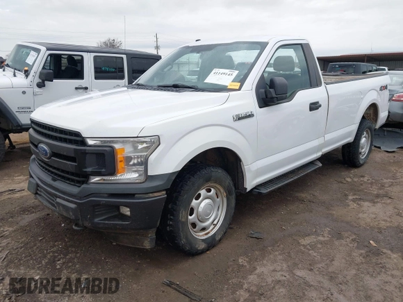 2018 Ford F-150 XL with VIN 1FTNF1E53JKC23766, listed as a IAAI auction lot 41149145 with 301,176 mi miles and . Bid and sale history available at DreamBid. Image 2.
