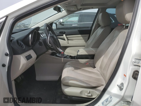 2011 Mazda CX-7 i Touring with VIN JM3ER2C55B0364522, listed as a Copart auction lot 50039145 with 161,477 mi miles and Salvage Title. Bid and sale history available at DreamBid. Image 7.