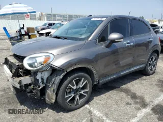 2016 FIAT 500X Easy with VIN ZFBCFXBT8GP376381, listed as a Copart auction lot 60256555 with 93,426 mi miles and Salvage title. Bid and sale history available at DreamBid. Image 1.