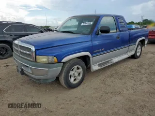 1997 Dodge 1500 z VIN 3B7HC13Z0VG712845, wystawiony jako Copart lot #62941145 z przebiegiem 269 732 mil mil oraz Czysty tytuł • Clean title. Historia ofert i sprzedaży dostępna na DreamBid. Obrazek 1.