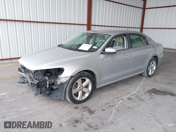2014 Volkswagen Passat Wolfsburg Edition with VIN 1VWAS7A32EC036193, listed as a IAAI auction lot 41606595 with 77,536 mi miles and . Bid and sale history available at DreamBid. Image 2.