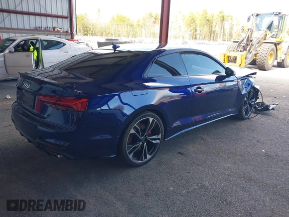 2020 Audi S5 Prestige with VIN WAUR4AF5XLA017646, listed as a IAAI auction lot 41898552 with 66,218 mi miles and . Bid and sale history available at DreamBid. Image 4.