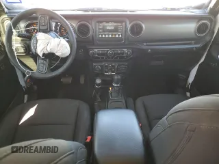 2023 Jeep Wrangler Sport S with VIN 1C4HJXDG3PW522449, listed as a Copart auction lot 41622185 with 25,436 mi miles and Salvage Title. Bid and sale history available at DreamBid. Image 8.