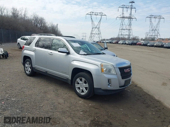 2015 GMC Terrain SLT with VIN 2GKFLXE39F6317888, listed as a IAAI auction lot 41723714 with 91,583 mi miles and . Bid and sale history available at carsss.com. Image 1.