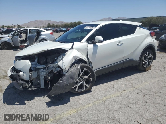 2018 Toyota C-HR XLE with VIN NMTKHMBX5JR042017, listed as a Copart auction lot 57630085 with 36,614 mi miles and Salvage title. Bid and sale history available at DreamBid. Image 1.