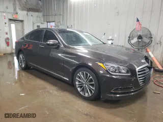 2015 Hyundai Genesis 3.8L with VIN KMHGN4JE0FU104518, listed as a Copart auction lot 49256985 with 133,950 mi miles and Salvage Title. Bid and sale history available at carsss.com. Image 4.