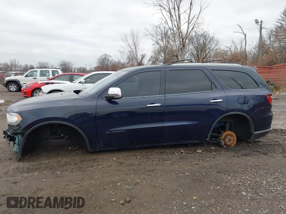 2014 Dodge Durango Citadel with VIN 1C4SDJET4EC543329, listed as a IAAI auction lot 41114870 with Not Provided miles and . Bid and sale history available at DreamBid. Image 13.
