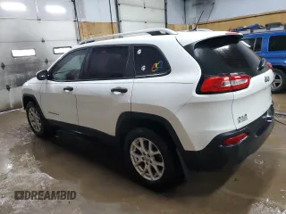 2016 Jeep Cherokee Sport with VIN 1C4PJMAB5GW109080, listed as a Copart auction lot 49871945 with 223,719 mi miles and Clean Title. Bid and sale history available at carsss.com. Image 2.