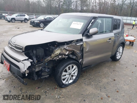 2018 Kia Soul + with VIN KNDJP3A50J7575221, listed as a IAAI auction lot 41576272 with 72,403 mi miles. Bid and sale history available at carsss.com. Image 18.