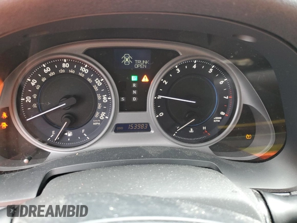 2008 Lexus IS 250 with VIN JTHCK262982027157, listed as a Copart auction lot 51836745 with 153,983 mi miles and Salvage Title. Bid and sale history available at carsss.com. Image 9.