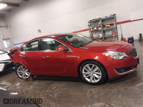 2014 Buick Regal Premium I z VIN 2G4GN5EX5E9266948, wystawiony jako IAAI lot #40739406 z przebiegiem 107 488 mil mil oraz . Historia ofert i sprzedaży dostępna na DreamBid. Obrazek 13.