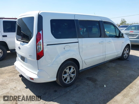 2014 Ford Transit Connect XLT z VIN NM0GE9F73E1142883, wystawiony jako IAAI lot #42574581 z przebiegiem 180 512 mil mil oraz . Historia ofert i sprzedaży dostępna na DreamBid. Obrazek 4.