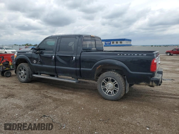 2013 Ford F-350 Platinum z VIN 1FT8W3BTXDEB51852, wystawiony jako Copart lot #58228825 z przebiegiem 6 577 mil mil oraz Szkoda całkowita • Salvage title. Historia ofert i sprzedaży dostępna na DreamBid. Obrazek 2.