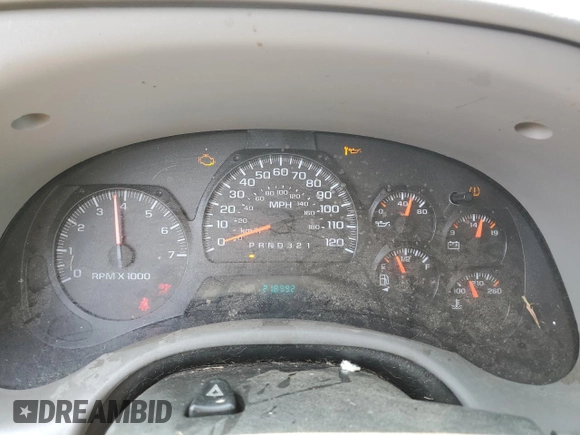 2007 Chevrolet TrailBlazer LS with VIN 1GNDT13S972202384, listed as a Copart auction lot 70833834 with 218,992 mi miles and Salvage Title. Bid and sale history available at DreamBid. Image 9.