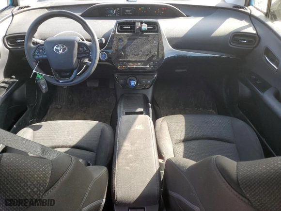 2019 Toyota Prius LE with VIN JTDL9RFU4K3009299, listed as a Copart auction lot 48650635 with 66,182 mi miles and Salvage Title. Bid and sale history available at carsss.com. Image 8.