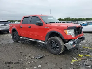 2011 Ford F-150 XL with VIN 1FTFW1EF6BFA36755, listed as a Copart auction lot 58544405 with 144,436 mi miles and Salvage title. Bid and sale history available at DreamBid. Image 4.
