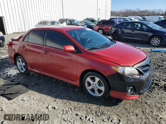 2011 Toyota Corolla L with VIN 2T1BU4EE8BC736167, listed as a Copart auction lot 50496865 with 189,079 mi miles and Salvage Title. Bid and sale history available at carsss.com. Image 4.