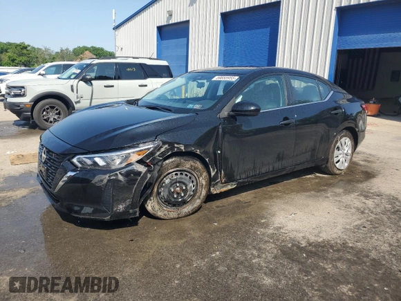 2024 Nissan Sentra S with VIN 3N1AB8BVXRY324049, listed as a Copart auction lot 59855955 with 4,509 mi miles and Salvage title. Bid and sale history available at DreamBid. Image 1.