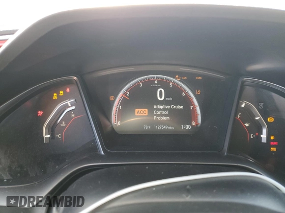 2020 Honda Civic Si z VIN 2HGFC1E51LH701515, wystawiony jako Copart lot #54405275 z przebiegiem 127 549 mil mil oraz Szkody całkowita. Historia ofert i sprzedaży dostępna na DreamBid. Obrazek 9.
