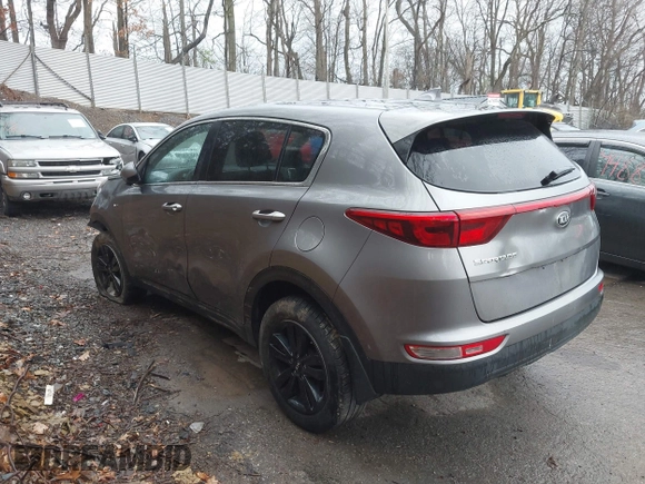 2017 Kia Sportage LX with VIN KNDPMCAC8H7173202, listed as a IAAI auction lot 41938786 with 80,022 mi miles and . Bid and sale history available at carsss.com. Image 3.