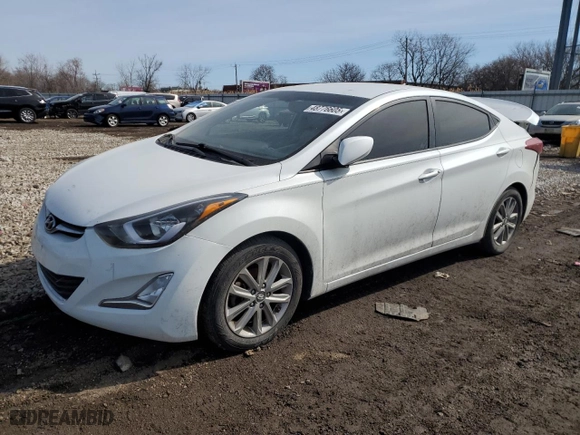 2015 Hyundai Elantra SE with VIN 5NPDH4AE1FH644209, listed as a Copart auction lot 48776605 with 115,247 mi miles and Salvage Title. Bid and sale history available at carsss.com. Image 1.