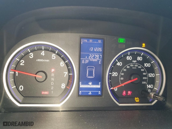 2011 Honda CR-V EX-L with VIN 5J6RE3H74BL059317, listed as a Copart auction lot 50219875 with 131,226 mi miles and Salvage Title. Bid and sale history available at carsss.com. Image 9.